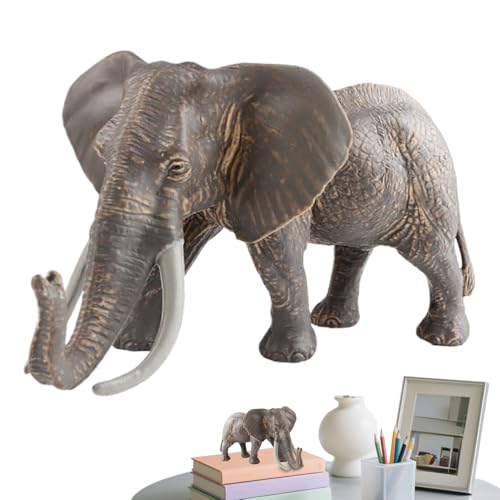 Pzuryhg Elefanten Statue - Elefant Modell Lernspielzeug - Realistische Tier Skulptur Deko Für Und Mädchen Spielzeug Für Drinnen Und Draußen Pzuryhg Elefanten Statue - Elefant Modell Lernspielzeug - Realistische Tier Skulptur Deko Für Und Mädchen Spielzeug Für Drinnen Und Draußen von Pzuryhg