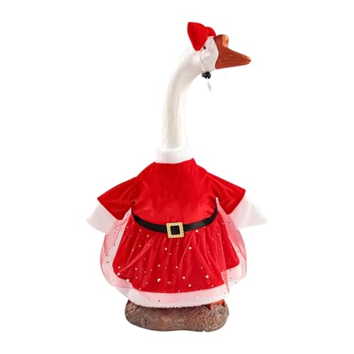 Pzuryhg Gänse -Outfit - Statue -Kleidung für die Feier zu Hause | Lustige festliche niedliche niedlich mit Gänsenkostüm Weihnachtsbogen und maßgeschneiderte fit leichte Stoff für im Freien, Display Pzuryhg Gänse -Outfit - Statue -Kleidung für die Feier zu Hause | Lustige festliche niedliche niedlich mit Gänsenkostüm Weihnachtsbogen und maßgeschneiderte fit leichte Stoff für im Freien, Display von Pzuryhg
