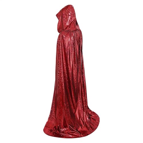 Pzuryhg Halloween Weihnachtsmantel - Mantel mit bequem für Frauen | In voller Länge Mardi Gras uni Mantel mit für Halloween Partys Weihnachten von Pzuryhg