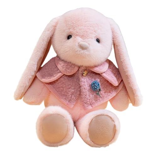 Pzuryhg Rabbit Stuffed Animal, Plush Bunny Pillow, Lop-Eared Toy, Huggable Soft Texture, Versatile Design, Cute Decorative Doll, Living Room or Bedroom Use, 14.96 inches von Pzuryhg