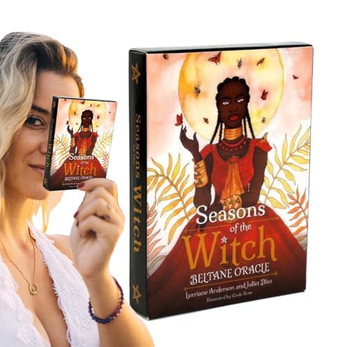 Pzuryhg Tarot-Deck für Anfänger – Wahrsagungskarten für Erwachsene und Anfänger, Oracle Learning Spirituelles Wachstum mit tragbarem Leitfaden, einfaches Lesen, Üben zu Hause, Cafés oder auf Reisen von Pzuryhg