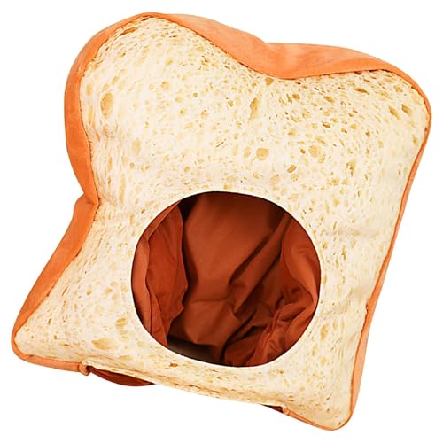 Pzuryhg Toast Kostüm - Warm Weich von Brot Kostüm Hut - Halloween Party Kostüm Kopfbedeckung Kostüm Abschlussball Kopfbedeckung für Cosplay Zubehör Pzuryhg Toast Kostüm - Warm Weich von Brot Kostüm Hut - Halloween Party Kostüm Kopfbedeckung Kostüm Abschlussball Kopfbedeckung für Cosplay Zubehör von Pzuryhg