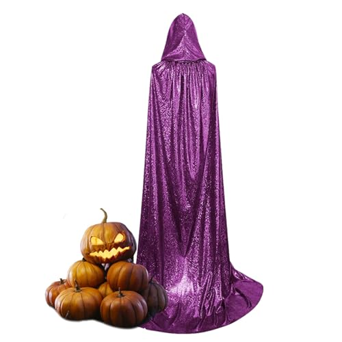 Pzuryhg Umhang in voller Länge für Erwachsene – Bequemer Damen-Kapuzenumhang in voller Länge für Halloween, Weihnachtsfeier Pzuryhg Umhang in voller Länge für Erwachsene – Bequemer Damen-Kapuzenumhang in voller Länge für Halloween, Weihnachtsfeier von Pzuryhg