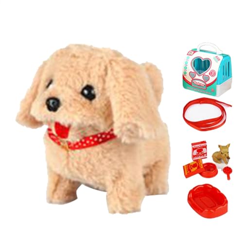 Robot Dog, Interactive Realistic Robot Puppy, Electronic Plush Pet with Walking, Barking, Tail Wagging, Stuffed Animal for Kids and Adults, Easy to Use, Kid Friendly Robot Dog, Interactive Realistic Robot Puppy, Electronic Plush Pet with Walking, Barking, Tail Wagging, Stuffed Animal for Kids and Adults, Easy to Use, Kid Friendly von Pzuryhg