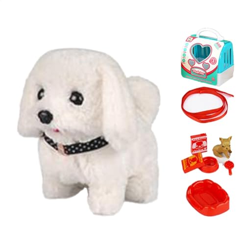 Robot Dog, Interactive Realistic Robot Puppy, Electronic Plush Pet with Walking, Barking, Tail Wagging, Stuffed Animal for Kids and Adults, Easy to Use, Kid Friendly Robot Dog, Interactive Realistic Robot Puppy, Electronic Plush Pet with Walking, Barking, Tail Wagging, Stuffed Animal for Kids and Adults, Easy to Use, Kid Friendly von Pzuryhg