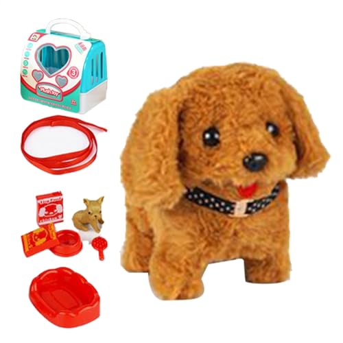 Robot Dog, Interactive Realistic Robot Puppy, Electronic Plush Pet with Walking, Barking, Tail Wagging, Stuffed Animal for Kids and Adults, Easy to Use, Kid Friendly Robot Dog, Interactive Realistic Robot Puppy, Electronic Plush Pet with Walking, Barking, Tail Wagging, Stuffed Animal for Kids and Adults, Easy to Use, Kid Friendly von Pzuryhg