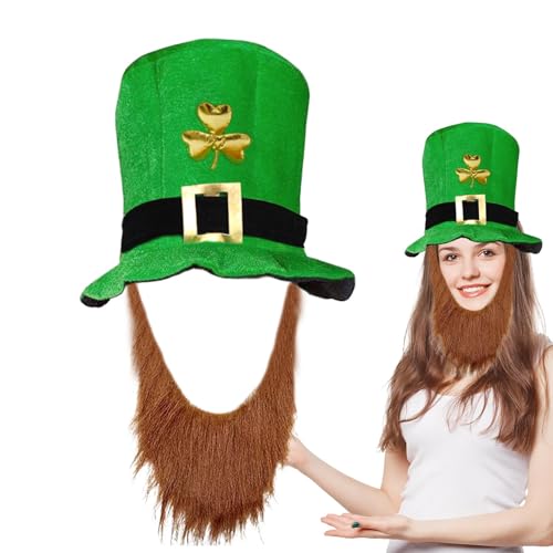 St. Patrick's Day Hut, irischer Urlaubshut, Festival-Kostüm-Zubehör, -Party-Kappe, keltischer Karneval, Foto-Requisite, Zeitfeier-Ausrüstung, Größe, Grün, 1 Stück, 28 x 11 cm, passend für die St. Patrick's Day Hut, irischer Urlaubshut, Festival-Kostüm-Zubehör, -Party-Kappe, keltischer Karneval, Foto-Requisite, Zeitfeier-Ausrüstung, Größe, Grün, 1 Stück, 28 x 11 cm, passend für die von Pzuryhg