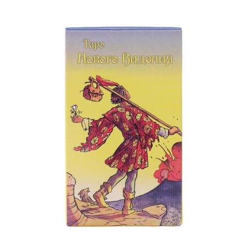 Tarot Card, 78X Board Game Paper Tarot Cards in Russian, Reverse, Beginners-Friendly, Collectible Toy, Spiritual Exploration Companion for Family, Friends and Activity, 4.06 x 2.36 inches von Pzuryhg