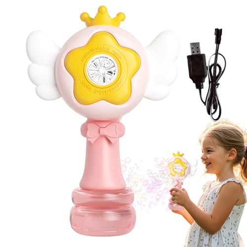 Toddler Bubble Wand, Handheld Bubble Maker, ABS Electric Blower with LED Lights, 3 Fun Modes, Safe & Durable Toy, Perfect for Kids Outdoor Play, Parks, Backyards, Parties, 14x23cm Toddler Bubble Wand, Handheld Bubble Maker, ABS Electric Blower with LED Lights, 3 Fun Modes, Safe & Durable Toy, Perfect for Kids Outdoor Play, Parks, Backyards, Parties, 14x23cm von Pzuryhg