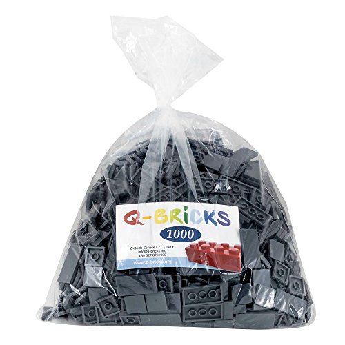 Q-Bricks Beutel 1000 Stck. Bausteine Fliesen (1x2,2x2,2x4) Staubgrau | | 100% kompatibel | Hergestellt in der EU Q-Bricks Beutel 1000 Stck. Bausteine Fliesen (1x2,2x2,2x4) Staubgrau | | 100% kompatibel | Hergestellt in der EU von Q-Bricks
