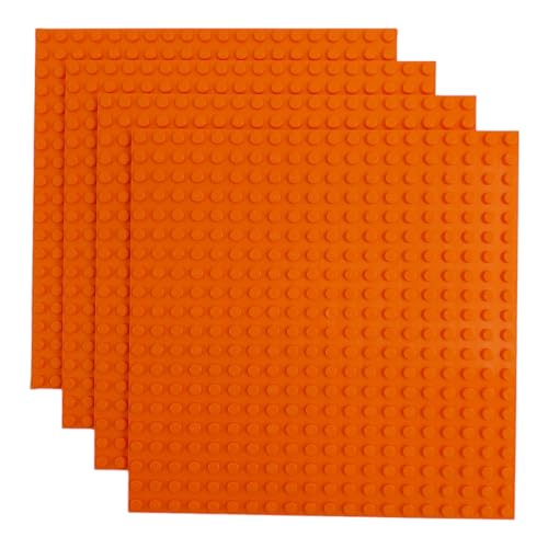 Q-Bricks Classic Bauplatten | 20x20 Noppenanzahl | 16 * 16 cm | Kompatibel mit Meisten Marken | 4 STK. im Set | Farbe: Hell-Orange Q-Bricks Classic Bauplatten | 20x20 Noppenanzahl | 16 * 16 cm | Kompatibel mit Meisten Marken | 4 STK. im Set | Farbe: Hell-Orange von Q-Bricks