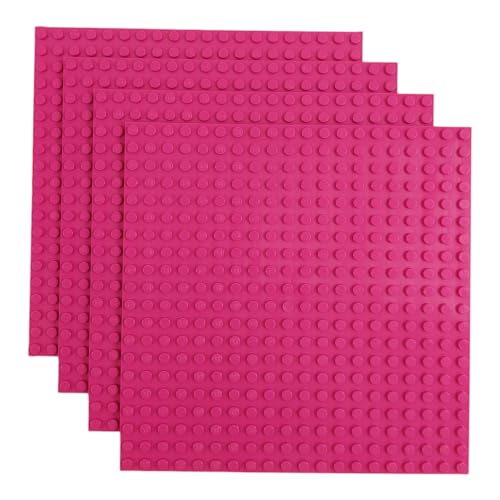 Q-Bricks Classic Bauplatten | 20x20 Noppenanzahl | 16 * 16 cm | Kompatibel mit Meisten Marken | 4 STK. im Set | Farbe: Magenta Q-Bricks Classic Bauplatten | 20x20 Noppenanzahl | 16 * 16 cm | Kompatibel mit Meisten Marken | 4 STK. im Set | Farbe: Magenta von Q-Bricks
