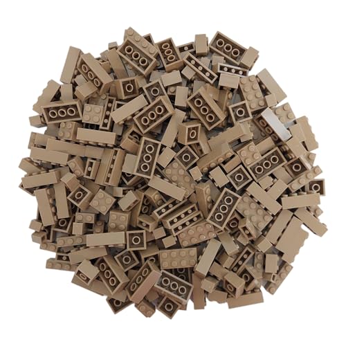 Q-Bricks Classic Bausteine-Box | 300 STK. Grundbausteine in 5 Formen | Farbe: Graubeige | Verpackt in Einer wiederverwendbaren Box | 100% kompatibel | Hergestellt in der EU von Q-Bricks