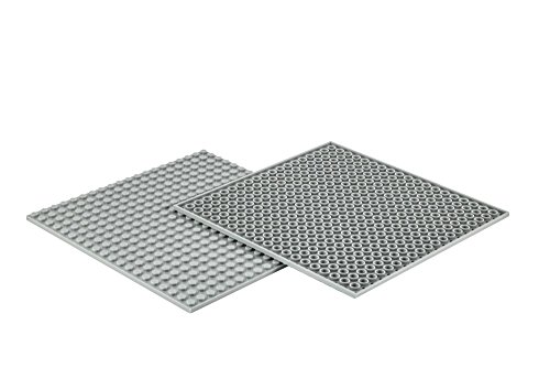 Q-Bricks Loose Plate 20X20 Window Grey 411 von Q-Bricks