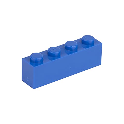 Q-Bricks Bausteine Classic – 250 Stück Basic Steine 1x4 Noppen, Kompatibel mit gängigen Marken, Ideal für Kreative Bauen (HIMMELBLAU) von Q-Bricks