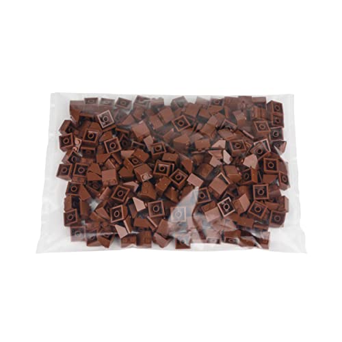 Q-Bricks Beutel 250 STK. Dachsteine 2X2/ 45° Signalbraun 090 von Q-Bricks