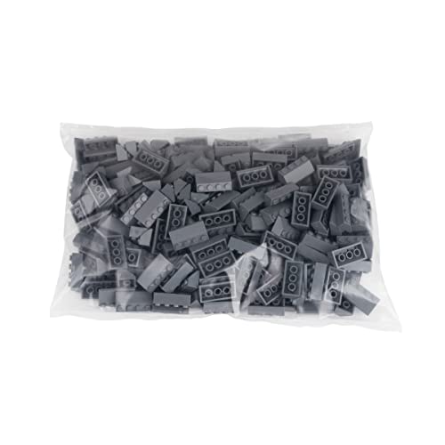 Q-Bricks Beutel 250 STK. Dachsteine 2X4/ 45° Staubgrau 851 von Q-Bricks