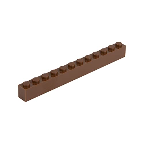 Q-Bricks Beutel 250Stck. Bausteine 1x12 Signalbraun 090 von Q-Bricks