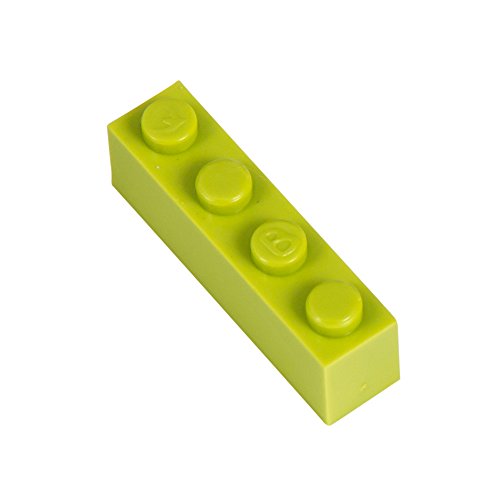 Q-Bricks Bausteine Classic – 250 Stück Basic Steine 1x4 Noppen, Kompatibel mit gängigen Marken, Ideal für Kreative Bauen (GRASSGRÜN) von Q-Bricks