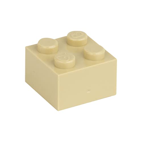 Q-Bricks Beutel 250Stck. Bausteine 2x2 Elfenbein 094 von Q-Bricks