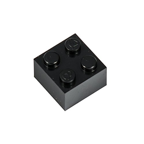 Q-Bricks Beutel 250Stck. Bausteine 2x2 Verkehrsschwarz 650 von Q-Bricks