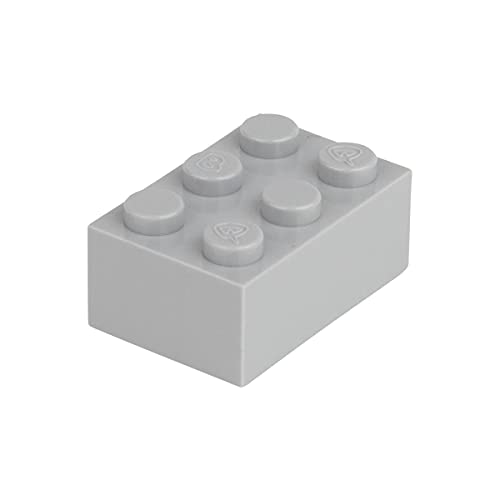 Q-Bricks Beutel 250Stck. Bausteine 2x3 Fenstergrau 411 von Q-Bricks