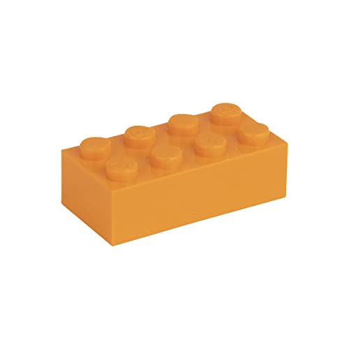Q-Bricks Beutel 250Stck. Bausteine 2x4 Hellorange 150 von Q-Bricks