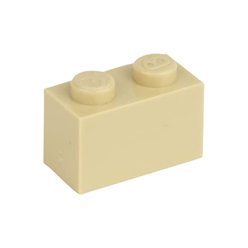 Q-BRICKS Beutel 500Stck. Bausteine 1x2 Elfenbein 094 von Q-BRICKS