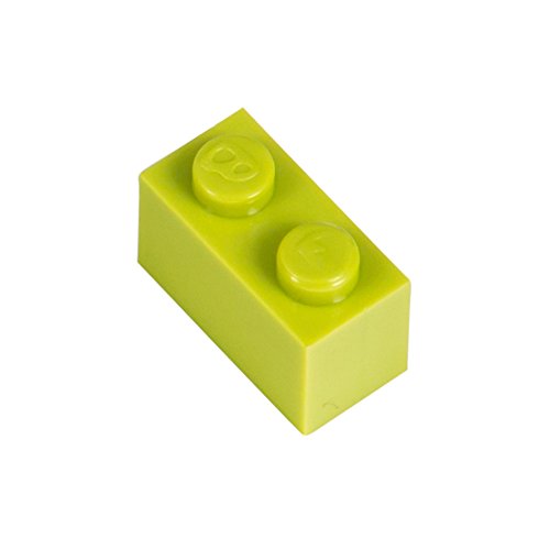 Q-Bricks Beutel 500Stck. Bausteine 1x2 Grasgrün 101 von Q-Bricks