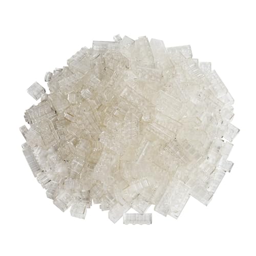 Q-Bricks Box 300Stck. Unicolor Bausteine in 5 Standardformaten: 2X4, 1X4, 2X2, 1X2 e 1X1 Noppen, Transparent 920 Q-Bricks Box 300Stck. Unicolor Bausteine in 5 Standardformaten: 2X4, 1X4, 2X2, 1X2 e 1X1 Noppen, Transparent 920 von Q-Bricks
