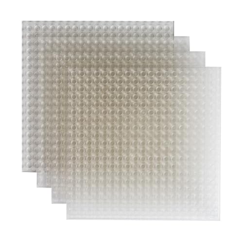 Q-Bricks Classic Bauplatten | 20x20 Noppenanzahl | 16 * 16 cm | Kompatibel mit Meisten Marken | 4 STK. im Set | Farbe: Trasparent Q-Bricks Classic Bauplatten | 20x20 Noppenanzahl | 16 * 16 cm | Kompatibel mit Meisten Marken | 4 STK. im Set | Farbe: Trasparent von Q-Bricks