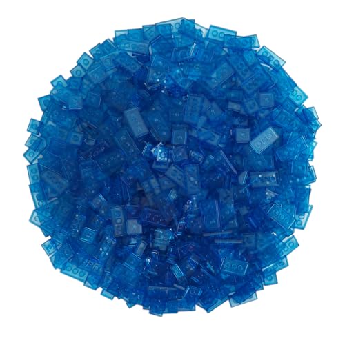 Q-Bricks Fliesen (1x1,1x2,2x2,2x4) Himmelblau transparent 192 /Beutel 1000 STK. von Q-Bricks