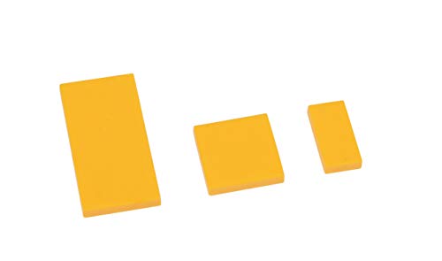Q-Bricks Fliesen 3X(1x2,2x2,2x4)-BG1000-Melongelb-242 von Q-Bricks