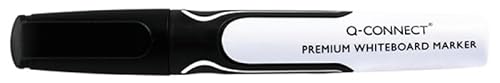 Q-Connect Whiteboard Marker/Abwischbar/Non Permanent Marker/Strichstärke 2-3mm/ hohe Qualität/Für Zuhause, Büro, Schule/Farbe: Schwarz Q-Connect Whiteboard Marker/Abwischbar/Non Permanent Marker/Strichstärke 2-3mm/ hohe Qualität/Für Zuhause, Büro, Schule/Farbe: Schwarz von Q-Connect