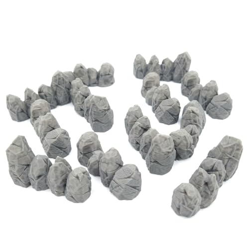 QP3D – Steinboulder-Bündel, Felswand, Geländelandschaft für Tischplatte und RPG, 28–32 mm, Miniaturen, Kriegsspiele, Requisiten, DND D&D, 3D-gedruckt und bemalbar QP3D – Steinboulder-Bündel, Felswand, Geländelandschaft für Tischplatte und RPG, 28–32 mm, Miniaturen, Kriegsspiele, Requisiten, DND D&D, 3D-gedruckt und bemalbar von Q P Quality Printing 3D