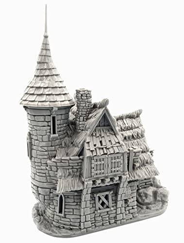 QP3D – Thistlewick Cottage House – Fantasy Terrain Landschaft für Tischplatte und RPG, 28–32 mm, Miniaturen, Kriegsspiel-Requisiten, DND D&D, 3D-gedruckt und bemalbar QP3D – Thistlewick Cottage House – Fantasy Terrain Landschaft für Tischplatte und RPG, 28–32 mm, Miniaturen, Kriegsspiel-Requisiten, DND D&D, 3D-gedruckt und bemalbar von Q P Quality Printing 3D