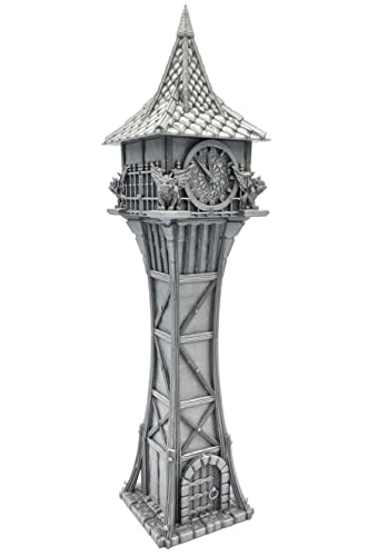 QP3D – Uhrenturm – mittelalterliches Fantasie-Kampfhaus, Gelände, Landschaft für Tischplatte und RPG, 28–32 mm, Miniaturen, Kriegsspiel-Requisiten, DnD D&D, 3D-gedruckt und lackierbar QP3D – Uhrenturm – mittelalterliches Fantasie-Kampfhaus, Gelände, Landschaft für Tischplatte und RPG, 28–32 mm, Miniaturen, Kriegsspiel-Requisiten, DnD D&D, 3D-gedruckt und lackierbar von Q P Quality Printing 3D
