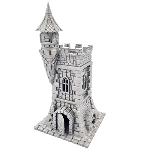 QP3D - Watchman's Tower Wizard's Terrain Scenery for Tabletop & RPG 28-32mm Miniatures Wargame Props DND D&D, 3D Printed and Paintable QP3D - Watchman's Tower Wizard's Terrain Scenery for Tabletop & RPG 28-32mm Miniatures Wargame Props DND D&D, 3D Printed and Paintable von Q P Quality Printing 3D