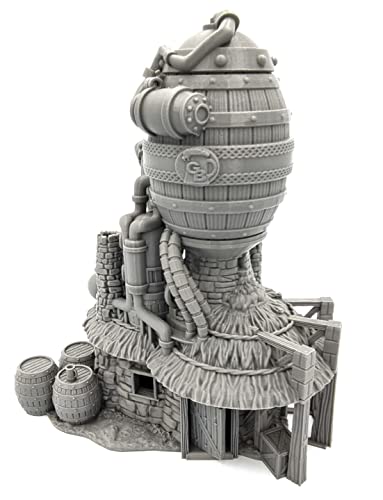 QP3D - Zwergbrauereihaus - Fantasy-Geländelandschaft für Tischplatte und Rollenspiel, 28–32 mm, Miniaturen, Kriegsspiel-Requisiten, DND D&D, 3D-gedruckt und bemalbar QP3D - Zwergbrauereihaus - Fantasy-Geländelandschaft für Tischplatte und Rollenspiel, 28–32 mm, Miniaturen, Kriegsspiel-Requisiten, DND D&D, 3D-gedruckt und bemalbar von Q P Quality Printing 3D
