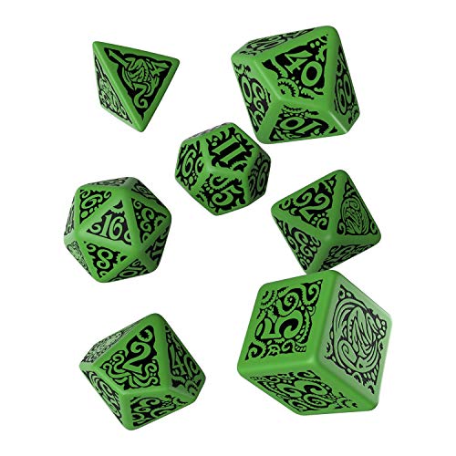 Q-Workshop CTC60 - Call of Cthulhu: The Outer Gods Cthulhu Dice Set (7) von Q-Workshop