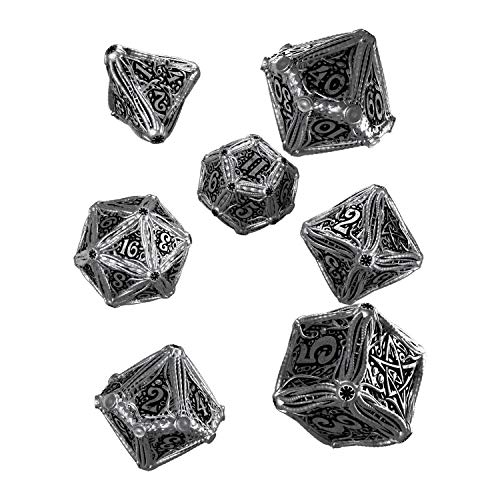 Q-Workshop MCT35 - Metal Call of Cthulhu Dice Set (7) von Q-Workshop