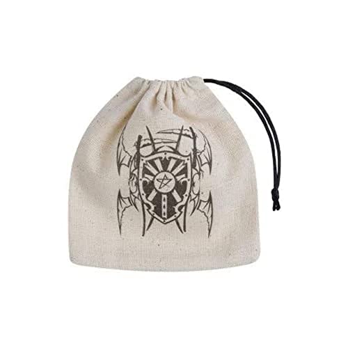 Q-Workshop VAM41 - Vampire Beige & Black Basic Dice Bag von Q Workshop