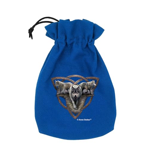 Anne Stokes Dice Pouch: Wolf Trio von Q Workshop