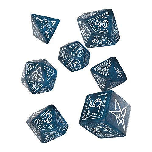 Q WORKSHOP Call of Cthulhu Abyssal & white Dice Set von Q Workshop