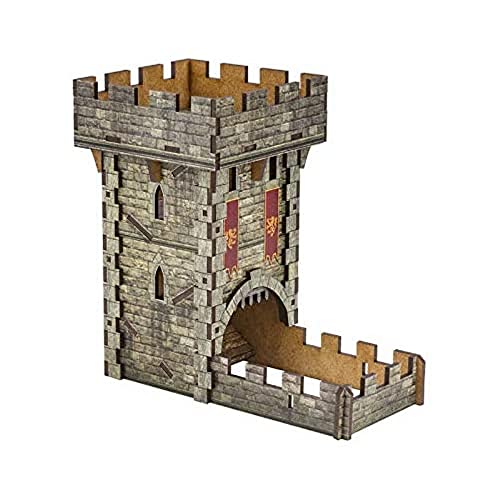 Q WORKSHOP Medieval Color Dice Tower for dice Rolling 10 mm von Q Workshop