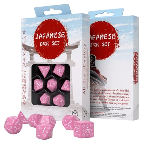 Q-Workshop Japanese Dice Set: Sweet Spring Memory (7) von Q Workshop