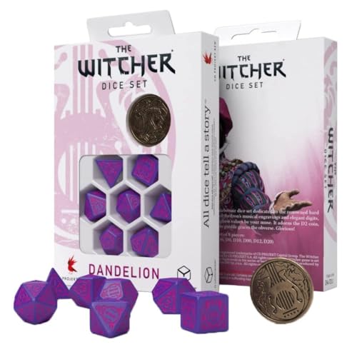 Q-Workshop WDA3R - The Witcher Dice Set: Dandelion – The Hearts' Conqueror (7) von Q-Workshop