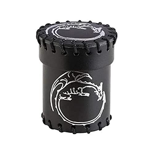 Q-Workshop CDRA1 - Dragon Leather Dice Cup: Black von Q Workshop