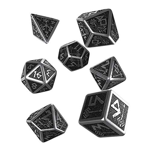 Q-Workshop DWA35 - Metall Dwarven Dice Set (7) von Q Workshop
