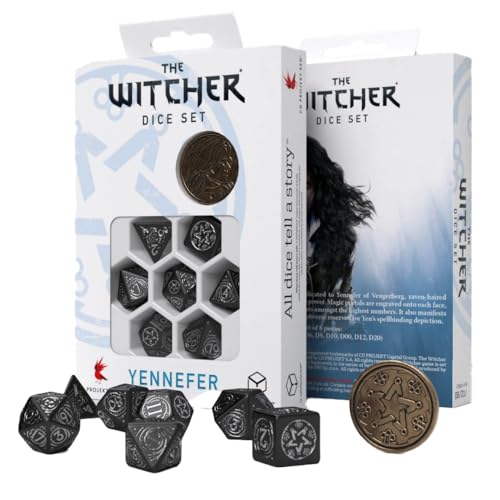 Q-Workshop WYE37 - The Witcher Dice Set: Yennefer – The Obsidian Star (7) von Q-Workshop